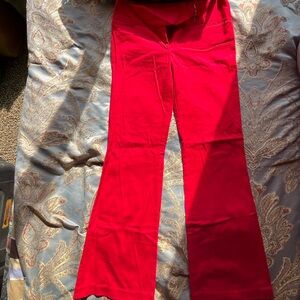 Gorgeous red pants size 7 flare, bootcut